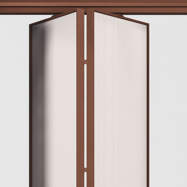  Complete sliding partition fabric side panel