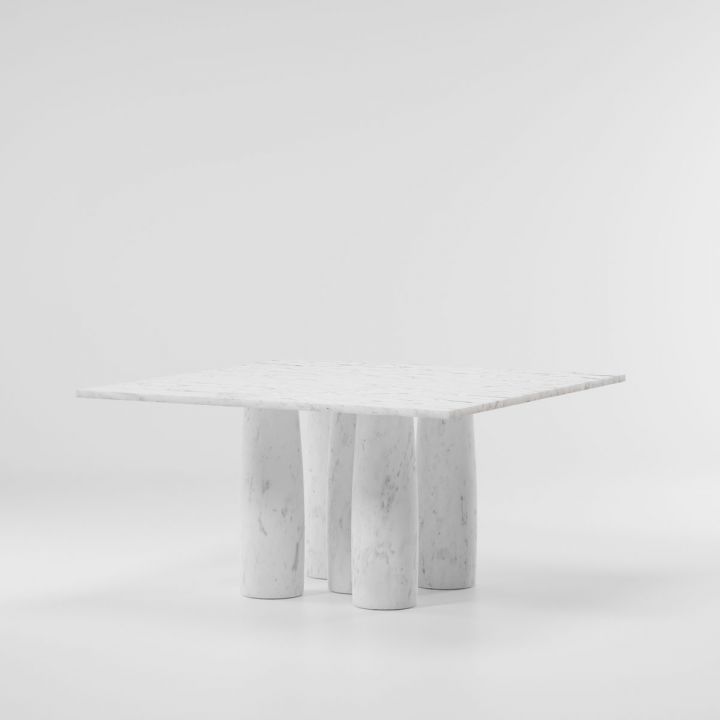 Il Colonnato Tavolo da pranzo in marmo 140 x 140 / 8 person