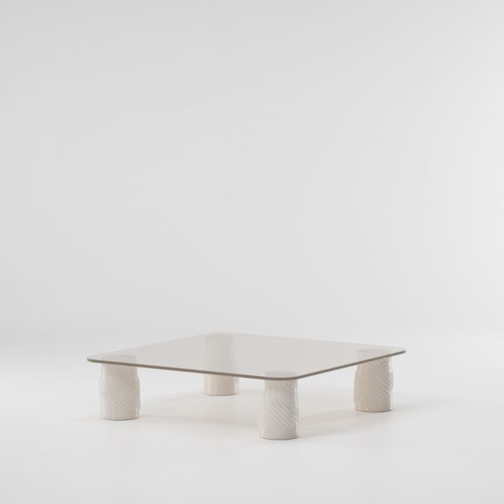 Table centrale Plumon 120x120
