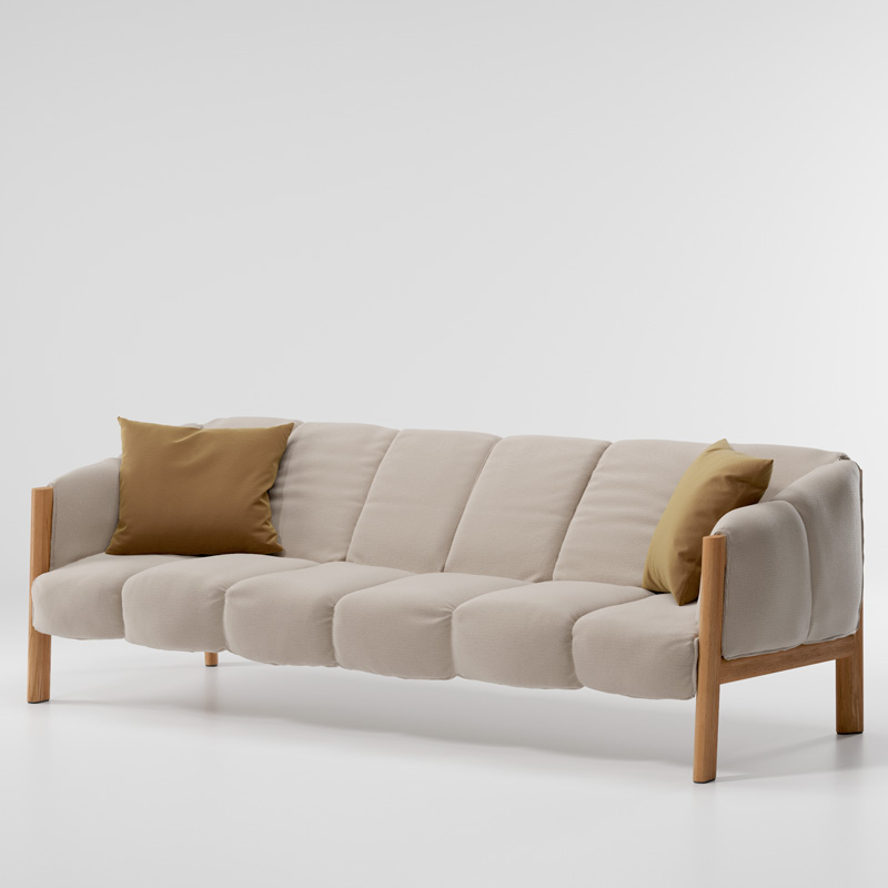 3-seater sofa Plumon